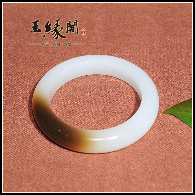 和田玉精品 糖白手镯（54.6mm）